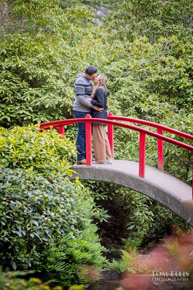 Jesse surprises Alayna with a marriage proposal in Seattle's Kubota Garden