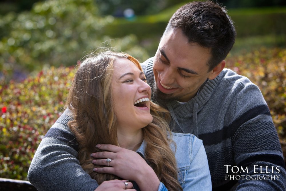 Jesse surprises Alayna with a marriage proposal in Seattle's Kubota Garden