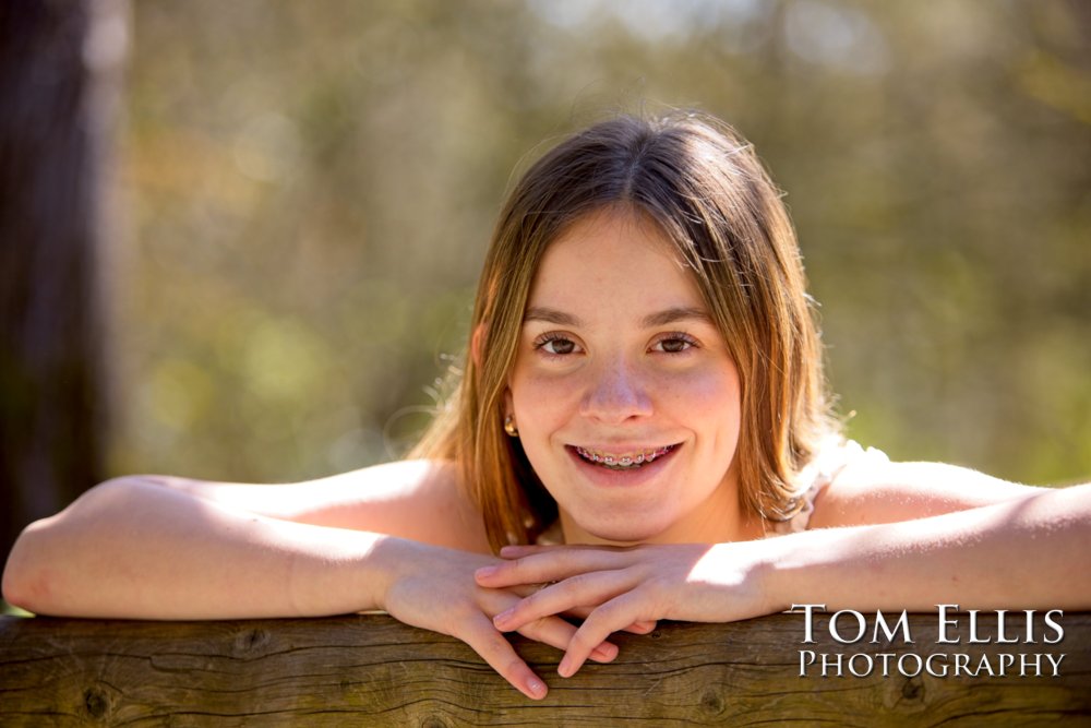 Spring Senior Photo Session at the Bellevue Botanical Gardens - Tom Ellis Photography