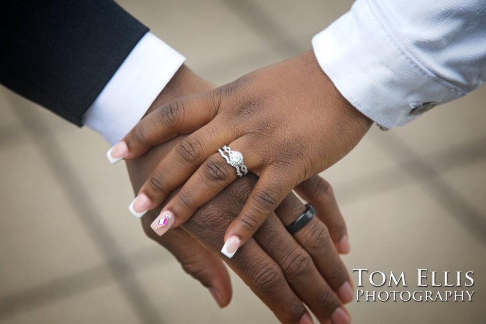 Gina and Allan have an elopement wedding at the Seattle Municipal Courthouse