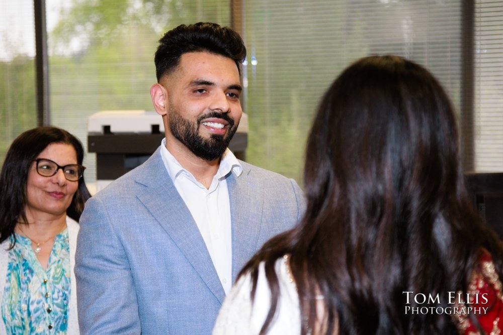 Simran and Ravdeep Get Married at the Bellevue Courthouse 