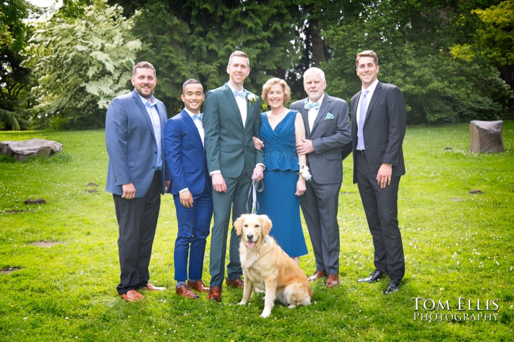 Amado and Ryan's same-sex wedding ceremony at Spinasse restaurant in Seattle