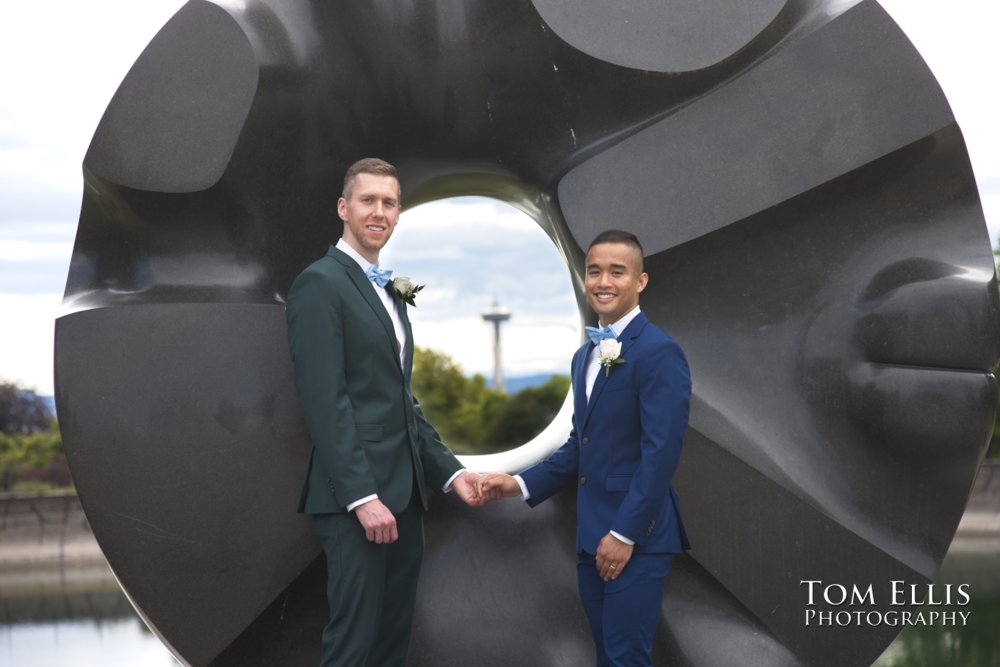 Amado and Ryan were married in a same-sex LGBT wedding ceremony in Seattle