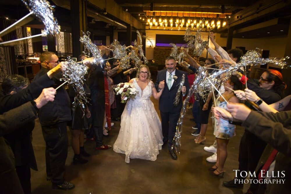 Alison and Nate had a wonderful late-Autumn wedding at the Hideaway Cellars in Seattle. Tom Ellis Photography, Seattle wedding photographer