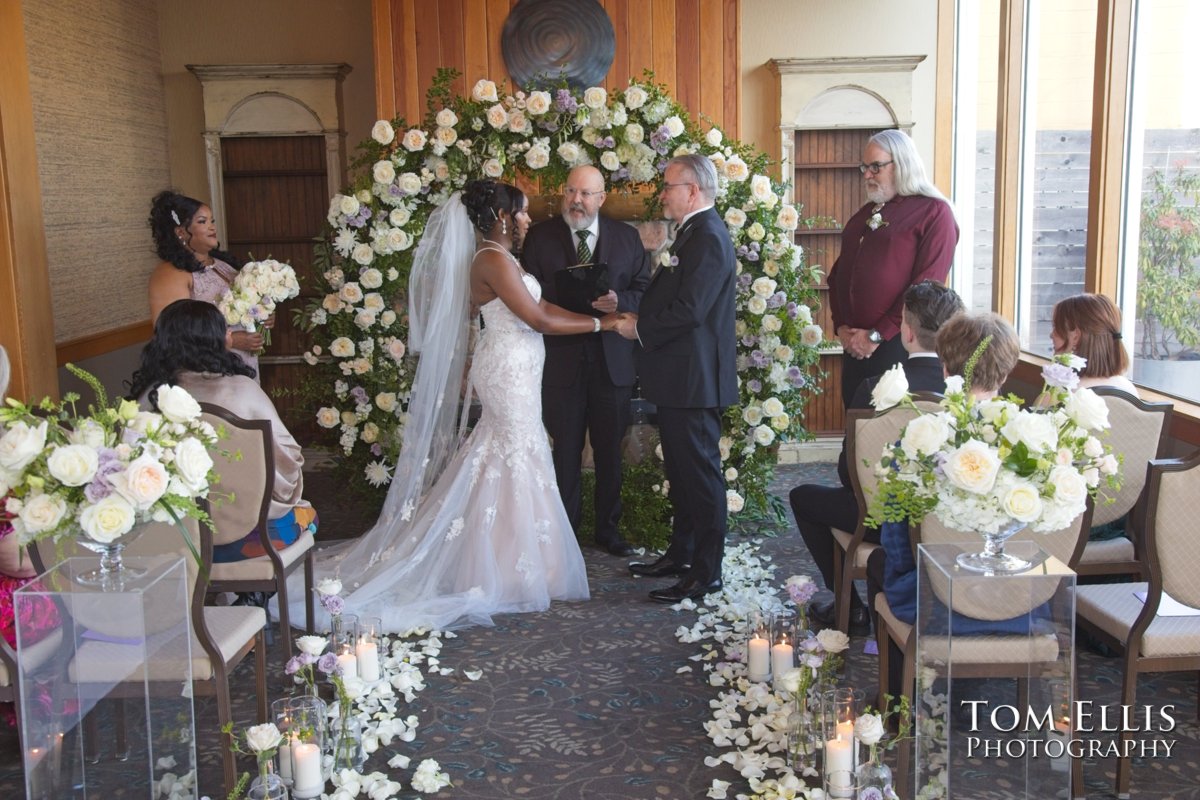 Sneak Peek from Daniel and Bancy's wedding at the Edgewater Seattle